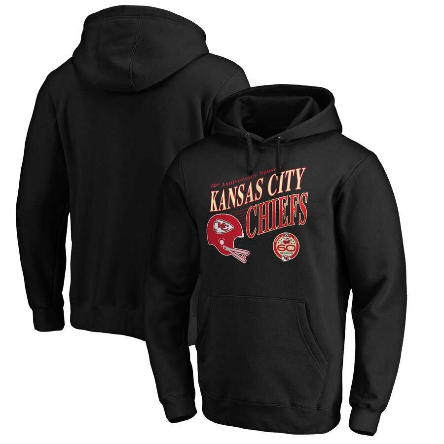 Kansas City Chiefs NFL Pro Line by Fanatics Branded 60th Season Logo Rise Pullover Hoodie Black,We sell and wholesale Kansas City Chiefs NFL Pro Line by Fanatics Branded 60th Season Logo Rise Pullover Hoodie Black on line form chian!